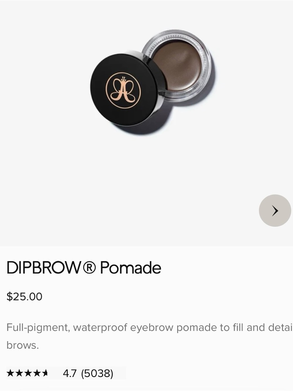 Anastasia Dipbrow Pomade - Medium Brown